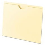 Economical Manila File Jackets, Straight Tab, Legal Size, Manila, 50-box