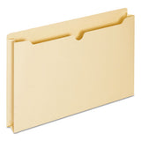 Economical Manila File Jackets, Straight Tab, Legal Size, Manila, 50-box