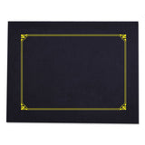 Certificate-document Cover, 8 1-2 X 11 - 8 X 10 - A4, Navy, 6-pack