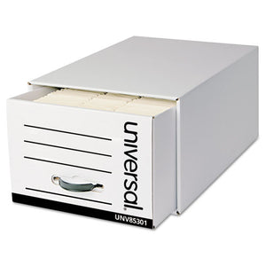 Heavy-duty Storage Drawers, Legal Files, 17.25" X 25.5" X 11.5", White, 6-carton