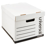 Basic-duty Easy Assembly Storage Files, Letter-legal Files, White, 12-carton