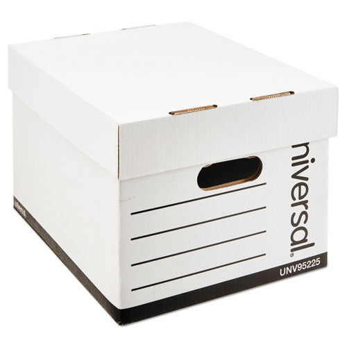 Professional-grade Heavy-duty Storage Boxes, Letter-legal Files, White, 12-carton