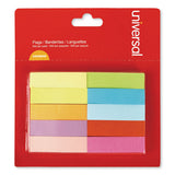 Self-stick Page Tabs, 1-2" X 2", Assorted Colors, 500-pack