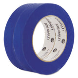 Premium Blue Masking Tape With Uv Resistance, 3" Core, 24 Mm X 54.8 M, Blue, 2-pack