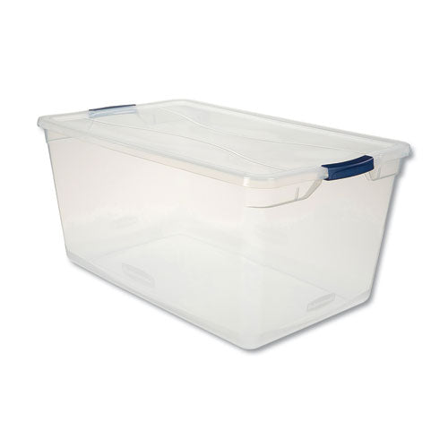 Clever Store Basic Latch-lid Container, 95 Qt, 17.75