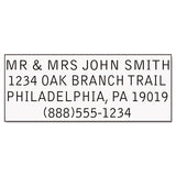 Self-inking Do It Yourself Message Stamp, 3-4 X 1 7-8