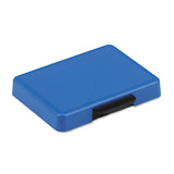 Trodat T5430 Stamp Replacement Ink Pad, 1 X 1 5-8, Blue