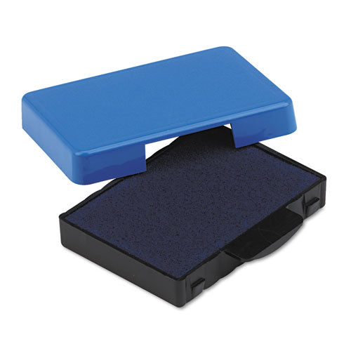 Trodat T5430 Stamp Replacement Ink Pad, 1 X 1 5-8, Blue