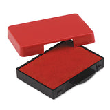 Trodat T5430 Stamp Replacement Ink Pad, 1 X 1 5-8, Red