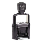 Trodat Professional Stamp, Dater, Self-inking, 1 5-8 X 3-8, Black