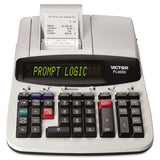 Pl8000 One-color Prompt Logic Printing Calculator, Black Print, 8 Lines-sec