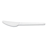 White Cpla Cutlery, Knife, 1,000/carton