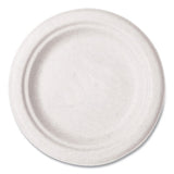 Nourish Molded Fiber Tableware, Plate, 6", White, 1,000/carton