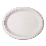 Molded Fiber Tableware, Platter, 7 X 10 X 1, White, 500/carton