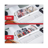 Portable Cord Ties, (2) 3" X 0.25"- (2) 5" X 0.38"- (2) 7" X 0.5", Black-gray-white, 6-pack