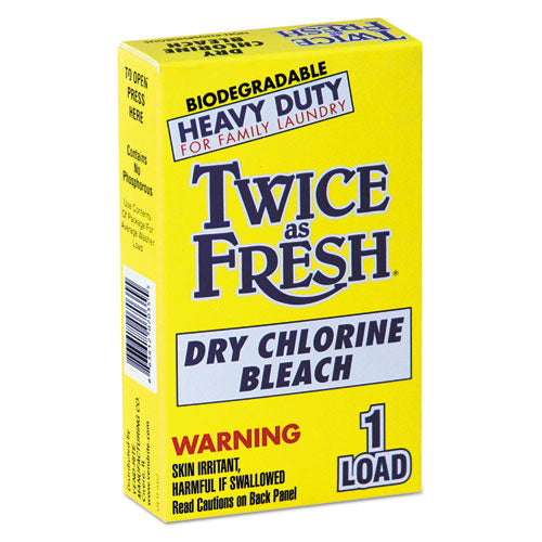 Heavy Duty Coin-vend Powdered Chlorine Bleach, 1 Load, 100-carton