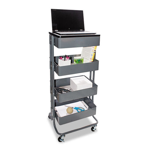 Multi-use Storage Cart-stand-up Workstation, 15.25