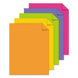 Color Cardstock -"happy" Assortment, 65lb, 8.5 X 11, Assorted, 250-pack