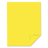 Color Cardstock, 65 Lb, 8.5 X 11, Lift-off Lemon, 250-pack