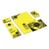Color Cardstock, 65 Lb, 8.5 X 11, Lift-off Lemon, 250-pack