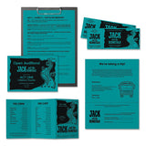 Color Paper, 24 Lb, 8.5 X 11, Terrestrial Teal, 500-ream