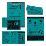 Color Cardstock, 65 Lb, 8.5 X 11, Terrestrial Teal, 250-pack