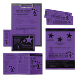 Color Cardstock, 65 Lb, 8.5 X 11, Gravity Grape, 250-pack