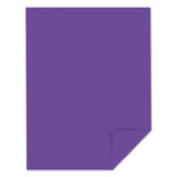Color Cardstock, 65 Lb, 8.5 X 11, Gravity Grape, 250-pack
