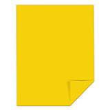 Color Cardstock, 65 Lb, 8.5 X 11, Solar Yellow, 250-pack