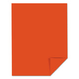 Color Cardstock, 65 Lb, 8.5 X 11, Orbit Orange, 250-pack