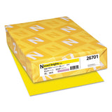Exact Brights Paper, 20lb, 8.5 X 11, Bright Yellow, 500-ream