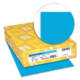 Exact Brights Paper, 20lb, 8.5 X 11, Bright Blue, 500-ream