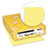 Exact Index Card Stock, 110lb, 8.5 X 11, Canary, 250-pack