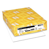 Exact Vellum Bristol Cover Stock, 94 Bright, 67lb, 8.5 X 11, White, 250-pack