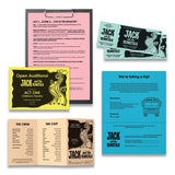 Color Paper, 24 Lb, 8.5 X 11, Cosmic Orange, 500-ream