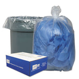 Linear Low-density Can Liners, 33 Gal, 0.63 Mil, 33" X 39", Clear, 250-carton