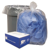 Linear Low-density Can Liners, 60 Gal, 0.9 Mil, 38" X 58", Clear, 100-carton