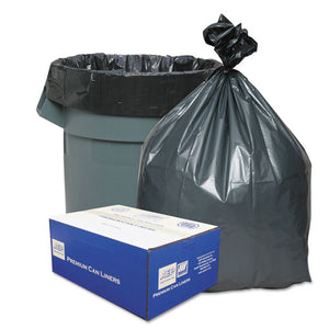 Can Liners, 30 Gal, 1.35 Mil, 30" X 36", Gray, 100-carton