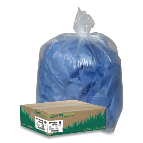 Linear Low Density Clear Recycled Can Liners, 23 Gal, 1.25 Mil, 28.5