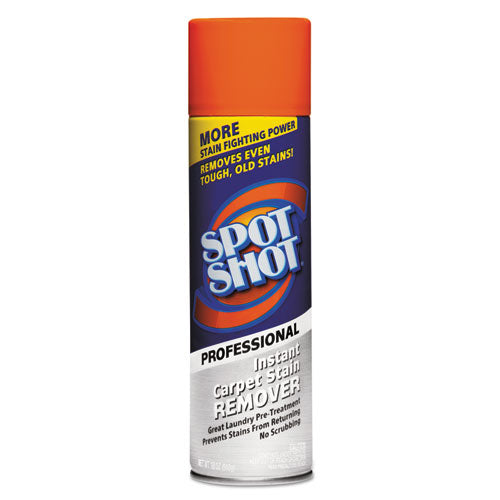 Spot Shot Professional Instant Carpet Stain Remover, 18oz Spray Can, 12-carton