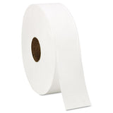 Jumbo Roll Bath Tissue, Septic Safe, 2 Ply, White, 3.4" X 1000 Ft, 12 Rolls-carton