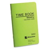 Foreman's Time Book, Week Ending, 4-1-8 X 6-3-4, 36-page Book