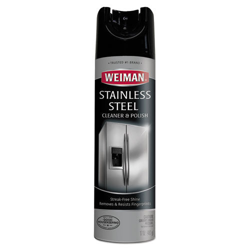 Stainless Steel Cleaner And Polish, 17 Oz Aerosol, 6-carton