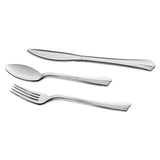Heavyweight Plastic Spoons, Silver, 6 1-4", Reflections Design, 600-carton