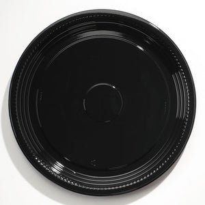 Caterline Casuals Thermoformed Platters, 16" Diameter, Black, 25-carton