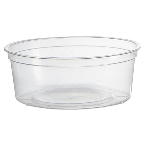 Deli Containers, Clear, 8oz, 50-pack, 10 Pack-carton