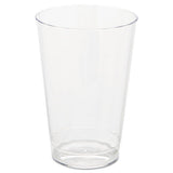 Classic Crystal Plastic Tumblers, 12 Oz, Clear, Fluted, Tall