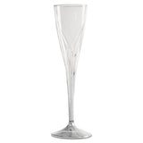 Classicware One-piece Wine Glasses, 6 Oz., Clear, 10-pack