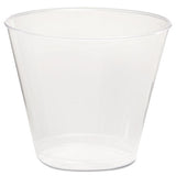 Comet Plastic Tumbler, 5 Oz., Clear, Squat, 50-pack