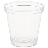 Comet Smooth Wall Tumblers, 9oz, Clear, Squat, 25-pack, 20 Packs-carton